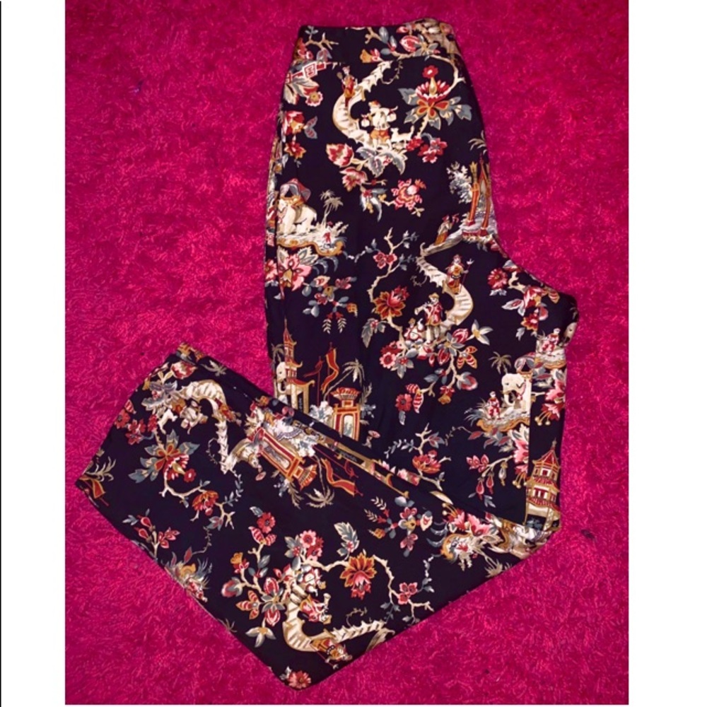 Japanese print pants